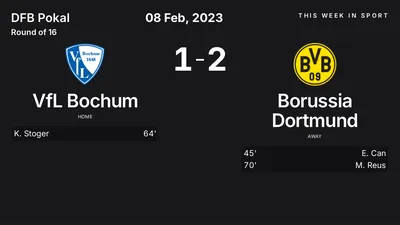 Report: VfL Bochum vs Borussia Dortmund (2023-02-08)