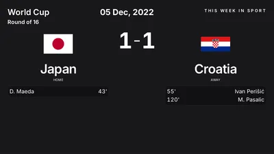 Report: Japan vs Croatia (2022-12-05)