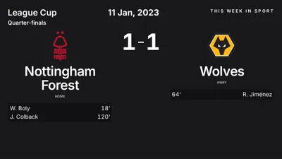 Report: Nottingham Forest vs Wolves (2023-01-11)