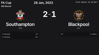 Report: Southampton vs Blackpool (2023-01-28)