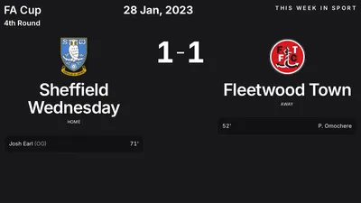 Report: Sheffield Wednesday vs Fleetwood Town (2023-01-28)